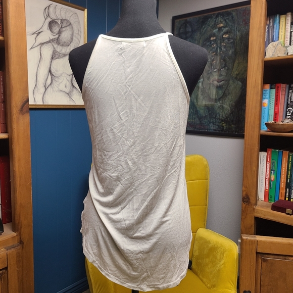 LouKeith Simple White Tank Size S - Picture 3 of 4